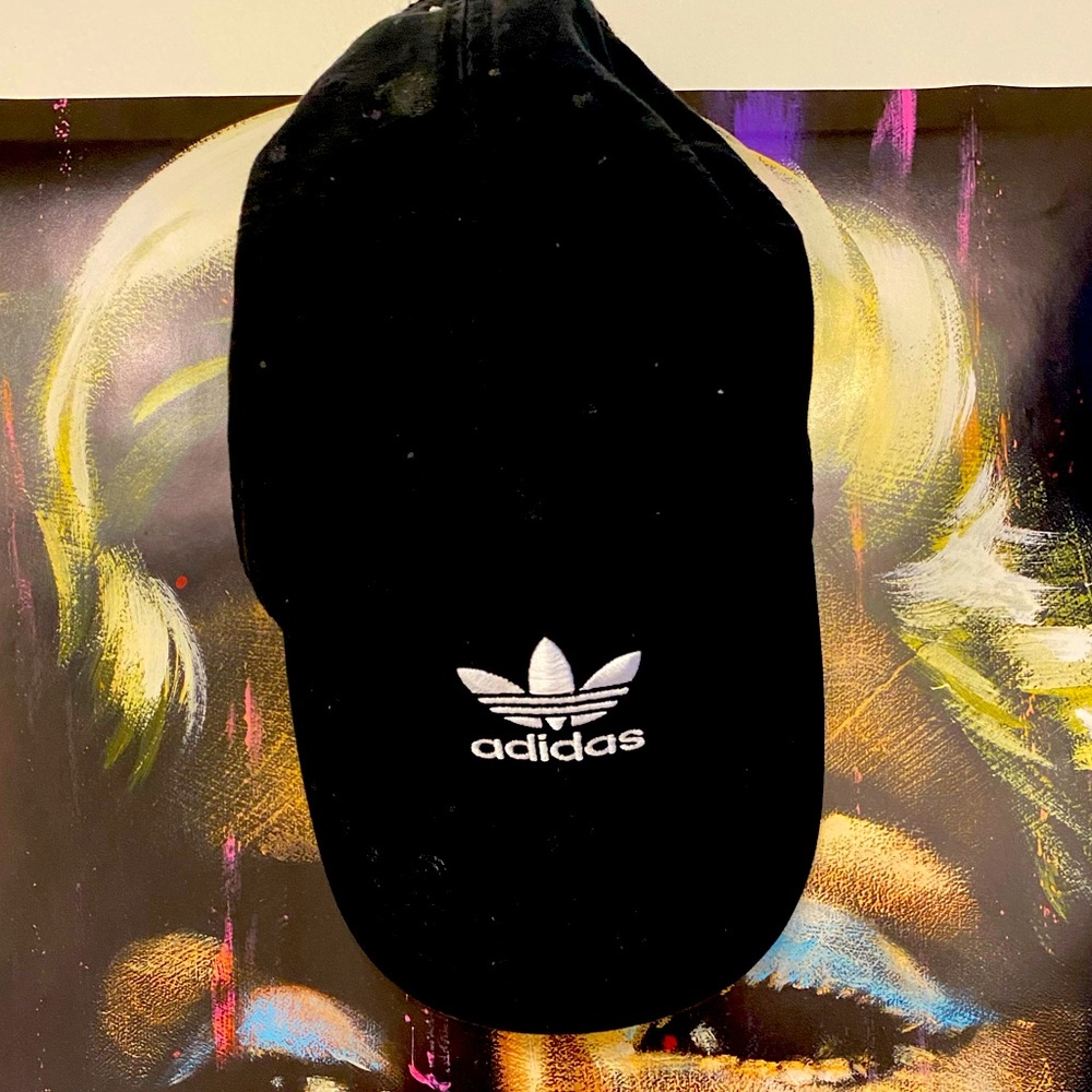 Black adidas hat